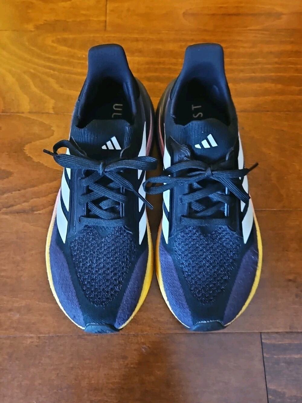 Adidas Ultraboost 5X Running Shoes Womens Sz 7M Black Blue Pink